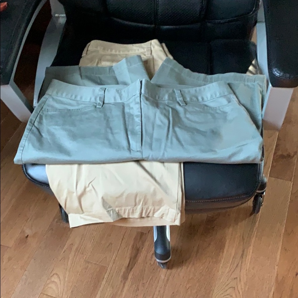 Two pairs of Lands End Bermuda shorts